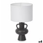 Lampe de bureau Vase 40 W Noir Céramique 24 x 39,7 x 24 cm (4 Unités)