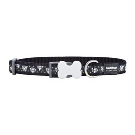 Collier pour Chien Red Dingo STYLE DIAMOND Noir 41-63 cm