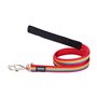 Laisse pour Chien Red Dingo STYLE RAINBOW 15mm x 120 cm