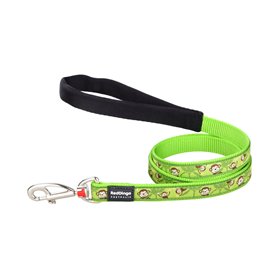 Laisse pour Chien Red Dingo STYLE MONKEY LIME GREEN 2 x 120 cm