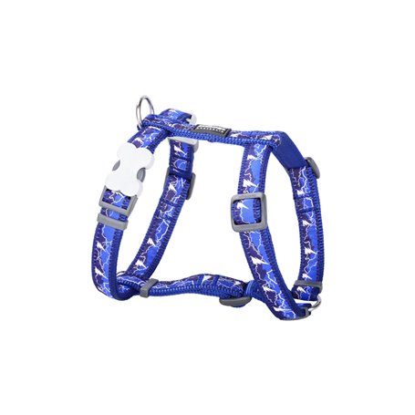 Harnais pour Chien Red Dingo STYLE LIGHTNING 36-54 cm Blue marine 30-4