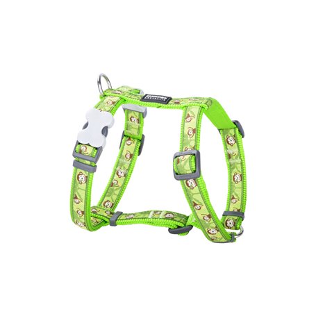 Harnais pour Chien Red Dingo STYLE MONKEY LIME GREEN 36-54 cm 30-48 cm