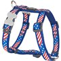 Harnais pour Chien Red Dingo STYLE US FLAG 36-54 cm 30-48 cm