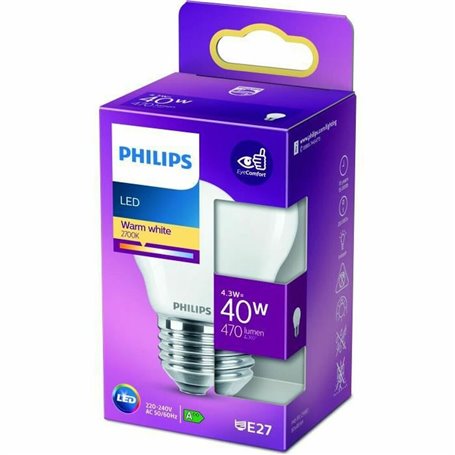 Ampoule LED Sphérique Philips Classic 40 W Multicouleur F