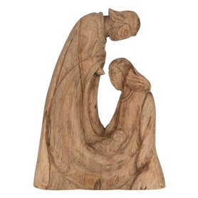 Accesoires pour crèche de Noël Naturel Bois de manguier 28 x 5,5 x 37 
