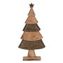 Décorations de Noël Marron Bois de manguier Sapin de Noël 32 x 9 x 65,