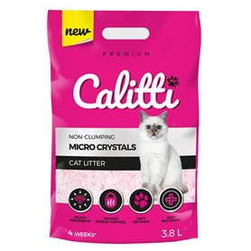 Sable pour chats Calitti Micro Crystals Plastique 3,8 L