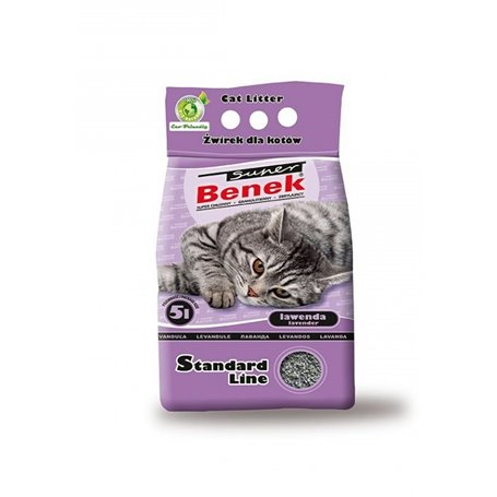 Sable pour chats Super Benek                                 Lavande 5
