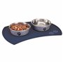 Mangeoire pour chiens Trixie 24568 Bleu Silicone Silice