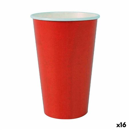 Set de Verres Algon Produits à usage unique Carton Rouge 7 Pièces 450 