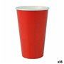 Set de Verres Algon Produits à usage unique Carton Rouge 7 Pièces 450 