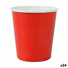 Set de Verres Algon Produits à usage unique Carton Rouge 20 Pièces 120