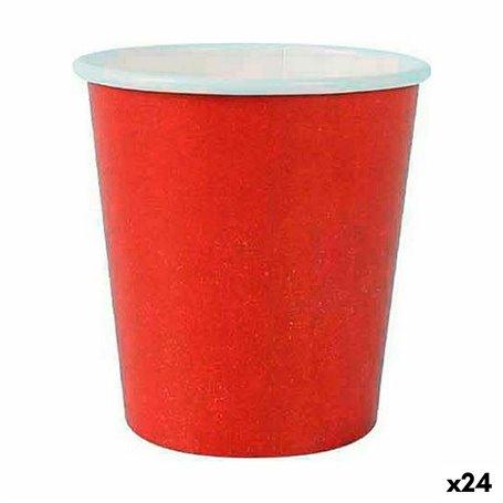 Set de Verres Algon Produits à usage unique Carton Rouge 20 Pièces 120