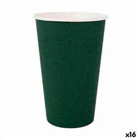 Set de Verres Algon Produits à usage unique Carton Vert 7 Pièces 450 m