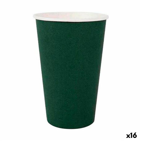 Set de Verres Algon Produits à usage unique Carton Vert 7 Pièces 450 m