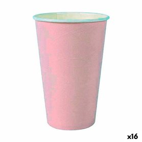 Set de Verres Algon Produits à usage unique Carton Rose 7 Pièces 450 m