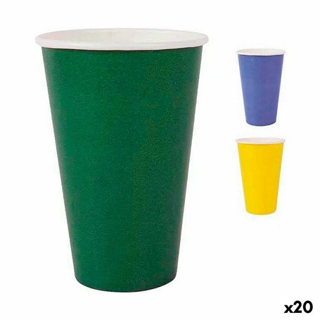 Set de Verres Algon Produits à usage unique Carton Multicouleur 10 Piè