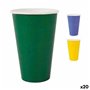 Set de Verres Algon Produits à usage unique Carton Multicouleur 10 Piè