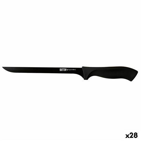 Couteau à jambon Quttin Dark 22 cm (28 Unités)