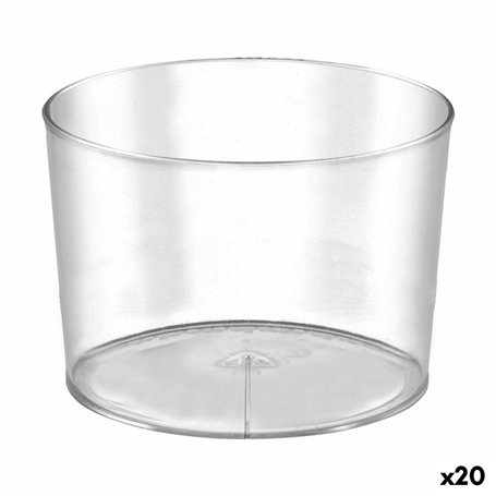 Lot de verres réutilisables Algon 230 ml Plastique 12 Pièces (20 Unité