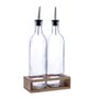 Ensemble salière et poivrier Quid Naturalia Transparent verre 550 ml