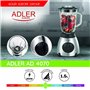 Bol mixeur Adler AD 4070 Noir Multicouleur 800 W 600 W 1,5 L