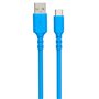 Câble USB A vers USB-C DCU Bleu 1 m