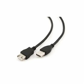 Câble Rallonge à Double USB 3GO C109 Noir 2 m
