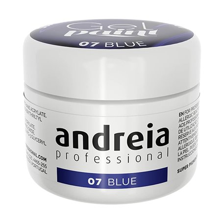 Gel pour ongles Andreia Gel Paint 4 ml Bleu Nº 07