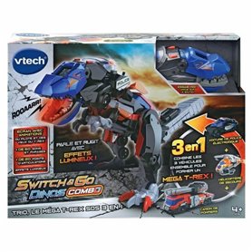 Super Robot Transformable Vtech Switch & Go Dinos Combo: Dinosaure