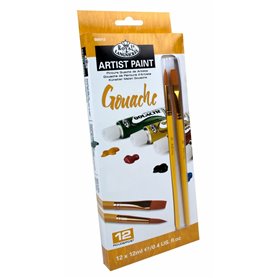 Set de peinture à la gouache Royal & Langnickel 12 Pièces Multicouleur