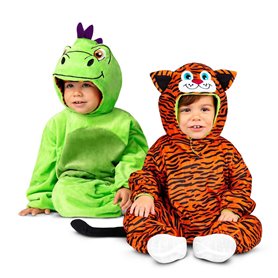 Déguisement pour Enfants My Other Me 3-4 Ans Réversible Tigre Dragon (