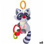 Peluche Hochet Winfun Raton laveur 14,5 x 20 x 9,5 cm (6 Unités)