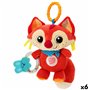 Peluche Hochet Winfun Renard 13,5 x 26,5 x 7,5 cm (6 Unités)