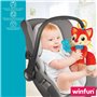 Peluche Hochet Winfun Renard 13,5 x 26,5 x 7,5 cm (6 Unités)