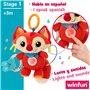 Peluche Hochet Winfun Renard 13,5 x 26,5 x 7,5 cm (6 Unités)