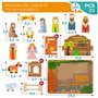 Crèche de Noël Woomax 20 Pièces 29,5 x 16,5 x 22 cm (6 Unités)