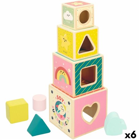 Blocs de construction Mr. Wonderful 8 Pièces 12 x 12 x 12 cm (6 Unités