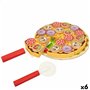 Jeu en bois Woomax Pizza 27 Pièces (6 Unités)