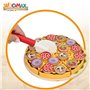 Jeu en bois Woomax Pizza 27 Pièces (6 Unités)