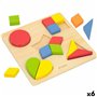 Puzzle enfant en bois Woomax Formes + 12 Mois 16 Pièces (6 Unités)