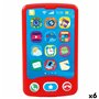 Téléphone-jouet PlayGo Rouge 6,8 x 11,5 x 1,5 cm (6 Unités)