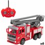 Camion de Pompiers Speed & Go 23 x 12,5 x 8 cm (6 Unités)