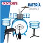 Batterie musicale Bontempi Bleu Plastique 85 x 68 x 65 cm (9 Pièces) (