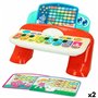 Piano interactif pour bébé Winfun 27 x 16 x 18 cm (2 Unités)