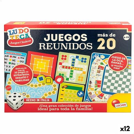 Jeu de société Lisciani Juegos reunidos ES 40 x 0,1 x 33 cm (12 Unités