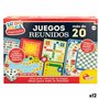 Jeu de société Lisciani Juegos reunidos ES 40 x 0,1 x 33 cm (12 Unités