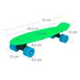 Skateboard Colorbaby Vert (6 Unités)