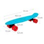 Skateboard Colorbaby Bleu (6 Unités)