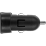 Mini base USB de chargeur allume-cigare de 2A noire
